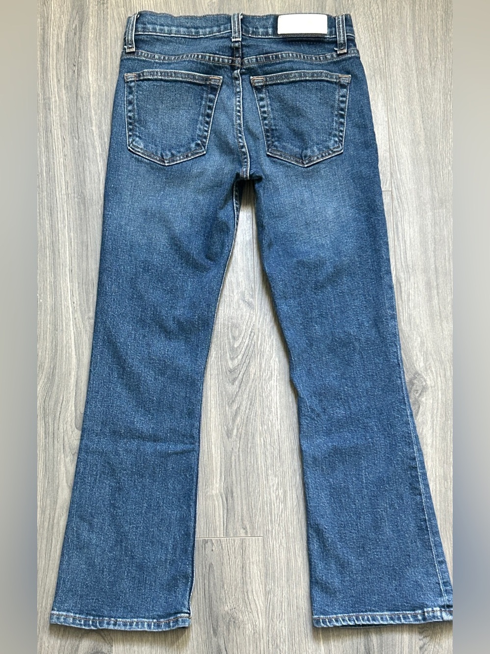 Re/Done Women's Medium Indigo Boot Cut Jeans
